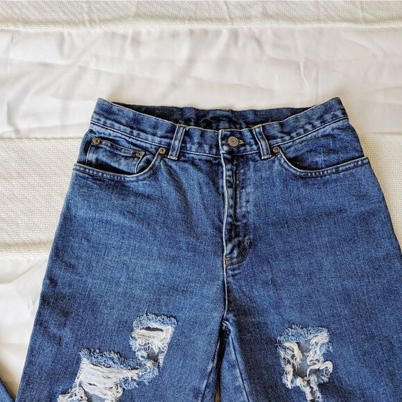 Vintage Lauren Ralph Lauren Distressed Mom Jeans - Picture 3 of 7